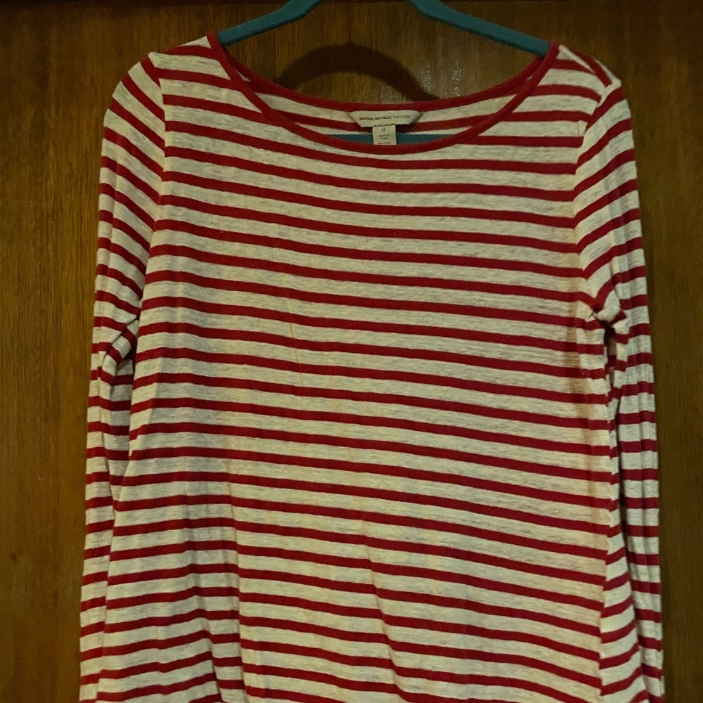 Banana Republic Heritage Collection M Pull Over Long Sleeve Shirt